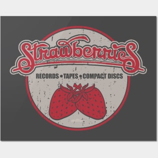 Strawberries Records And Tapes Posters and Art